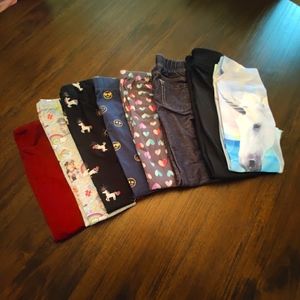 Girls 7/8 Leggings lot